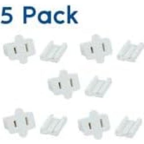 Enchufe Femenino SPT-2 Novelty Lights 10A Blanco Paquete 5