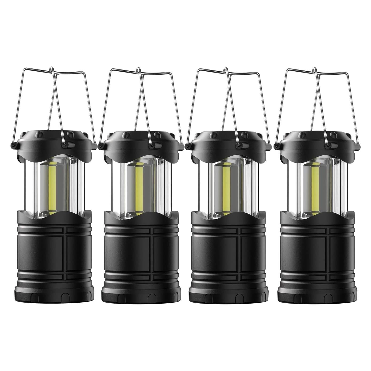 Lámpara de Camping LED Lichamp, 4 Linternas Portátiles