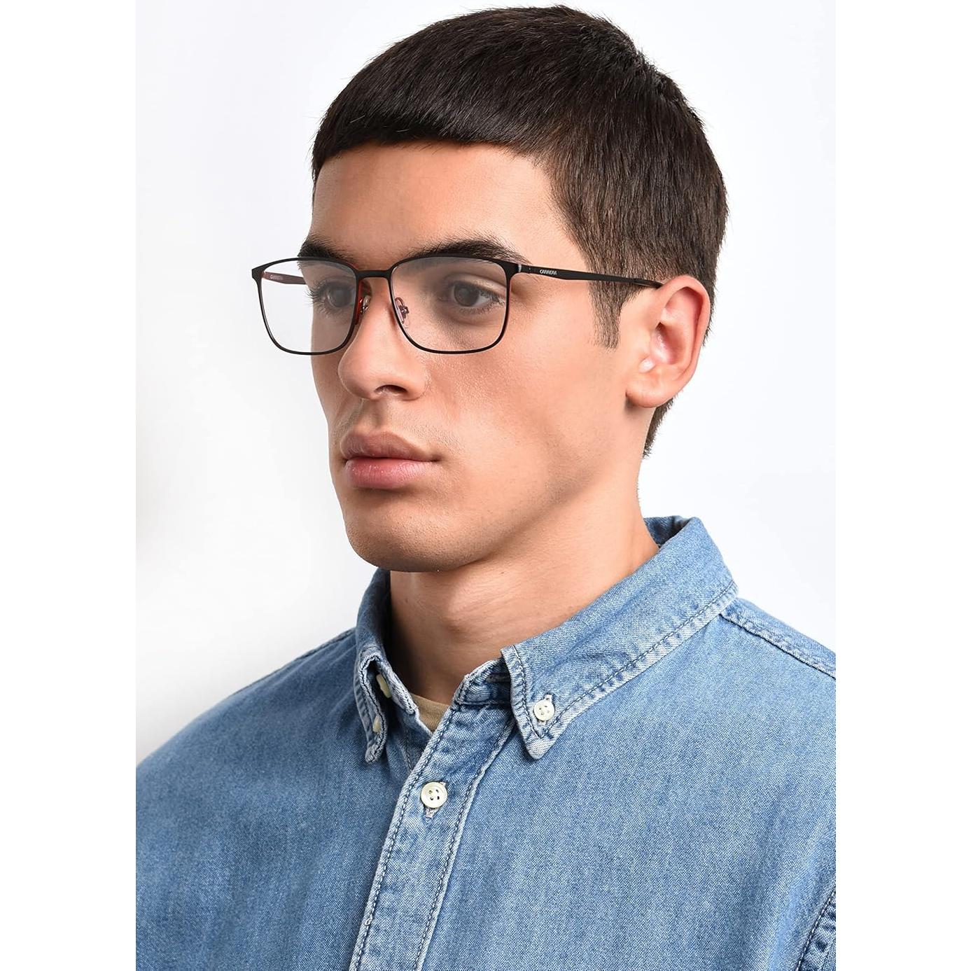 Montura Gafas Rectangulares Carrera 56mm Negro Mate