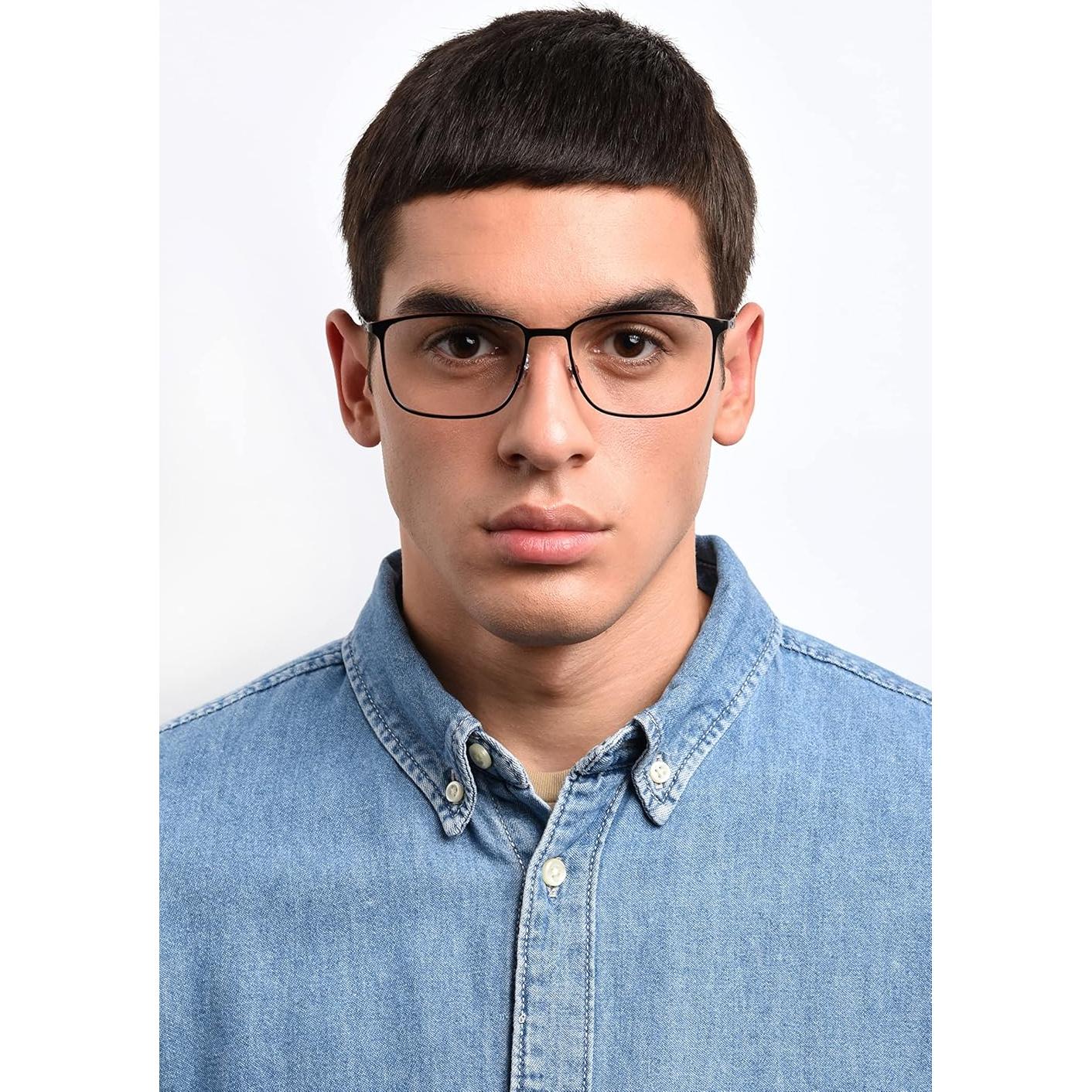 Montura Gafas Rectangulares Carrera 56mm Negro Mate