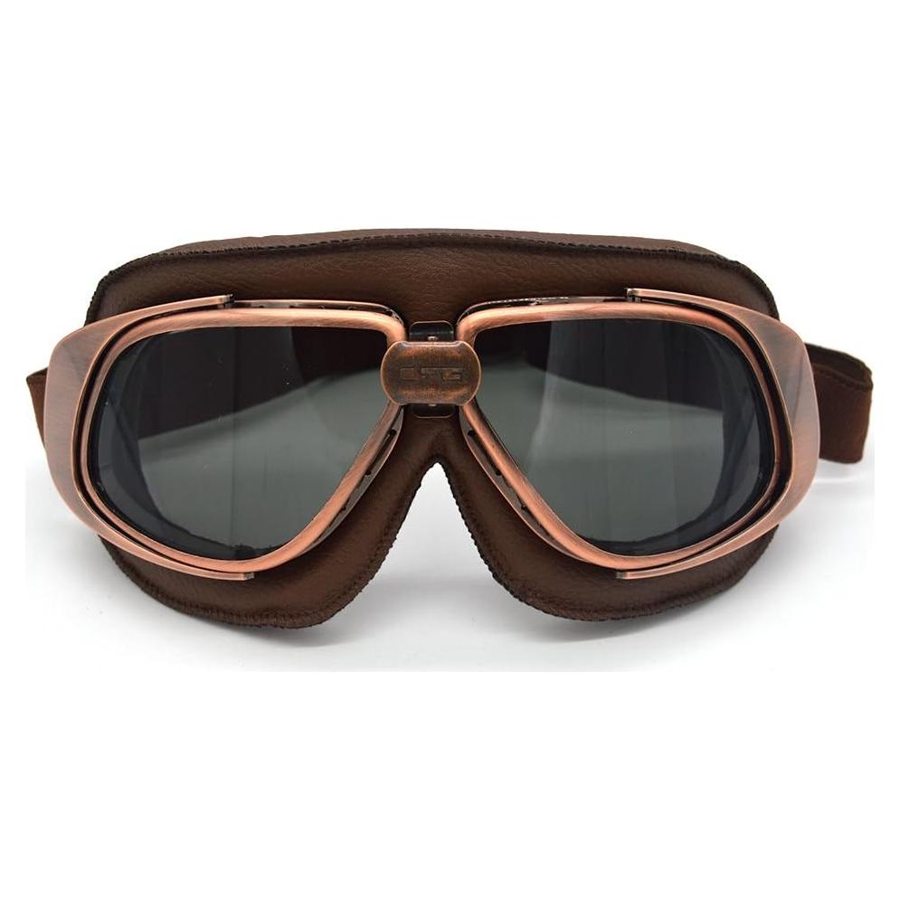 Gafas de Motocicleta Evomosa Vintage Goggle UV Anti-vaho