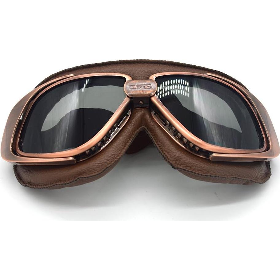 Gafas de Motocicleta Evomosa Vintage Goggle UV Anti-vaho