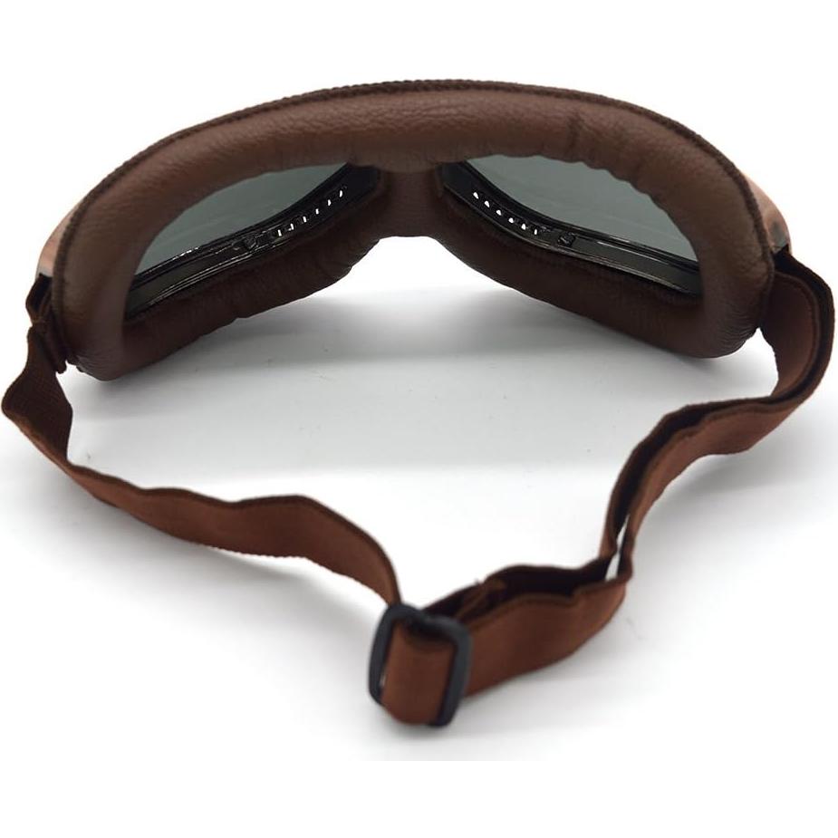 Gafas de Motocicleta Evomosa Vintage Goggle UV Anti-vaho