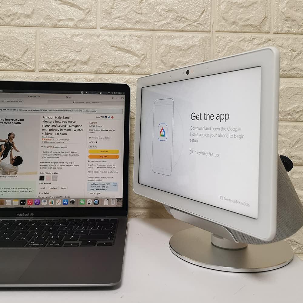 Soporte Giratorio Ajustable TOPCAENET para Google Nest Hub Max
