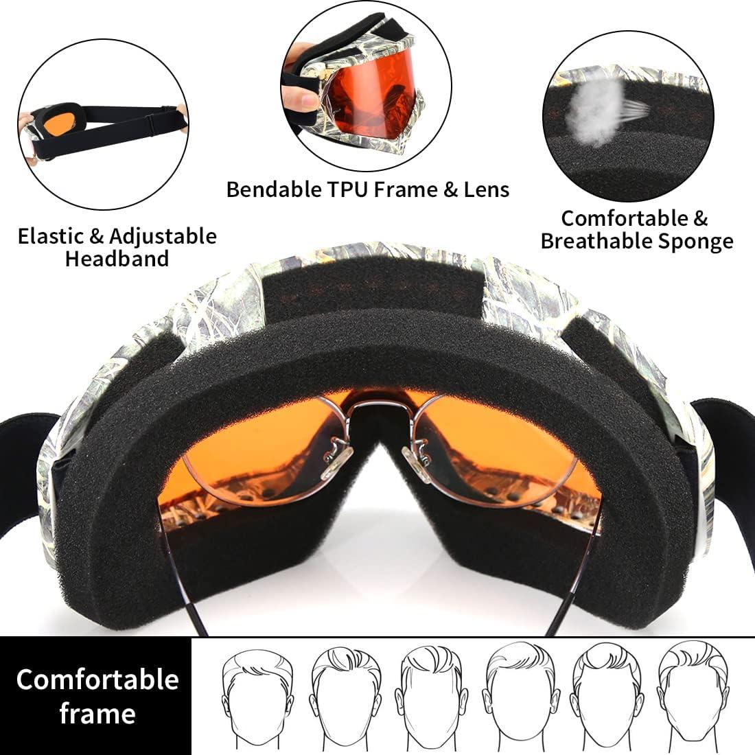 Gafas de Motocross JAMIEWIN JW02 Antivaho y Ajustables