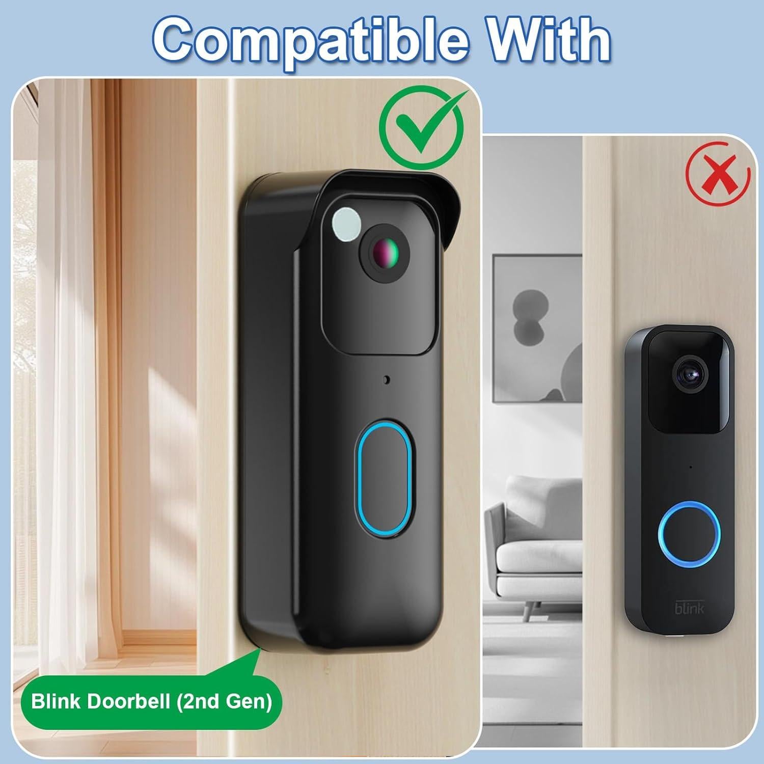 Soporte Adhesivo para Timbre Blink 2ª Gen - Pyfhy