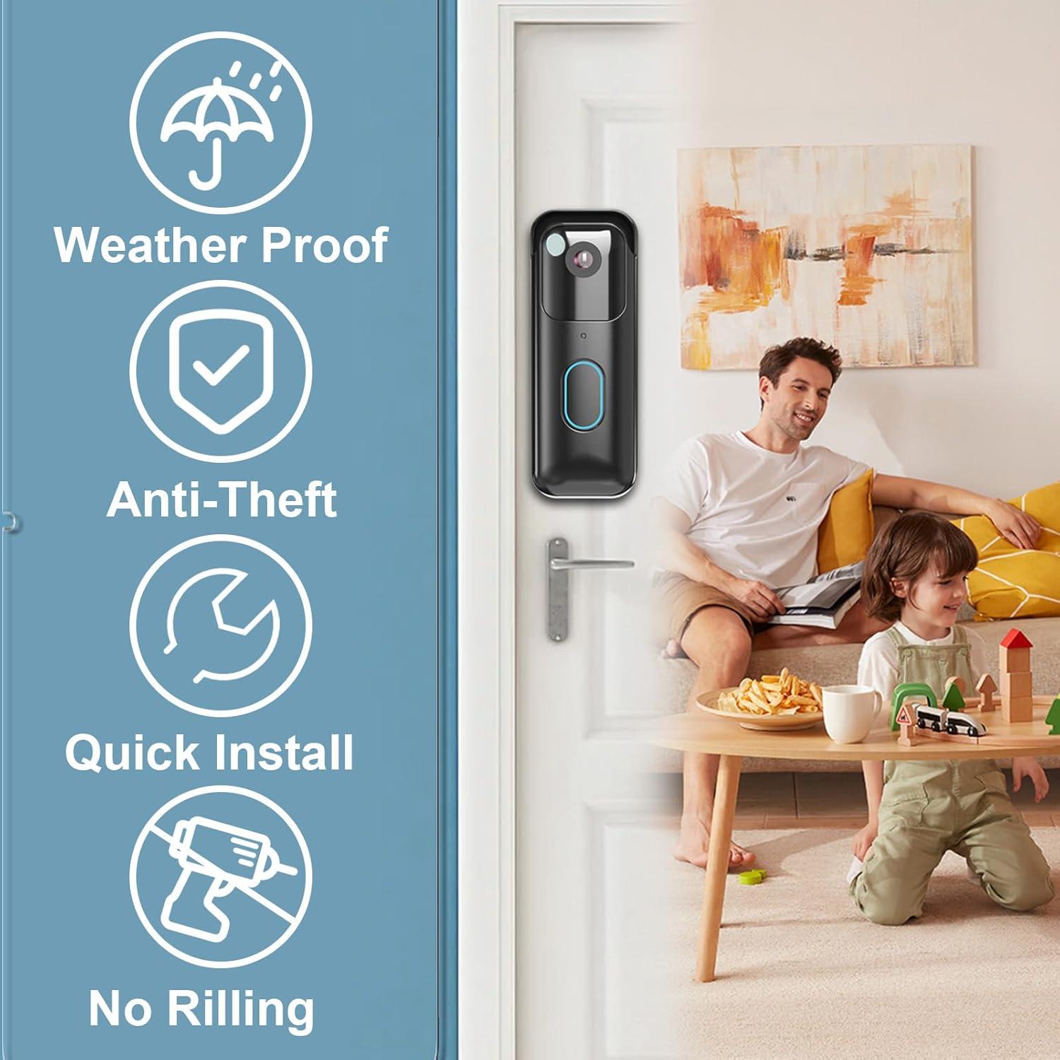 Soporte Adhesivo para Timbre Blink 2ª Gen - Pyfhy