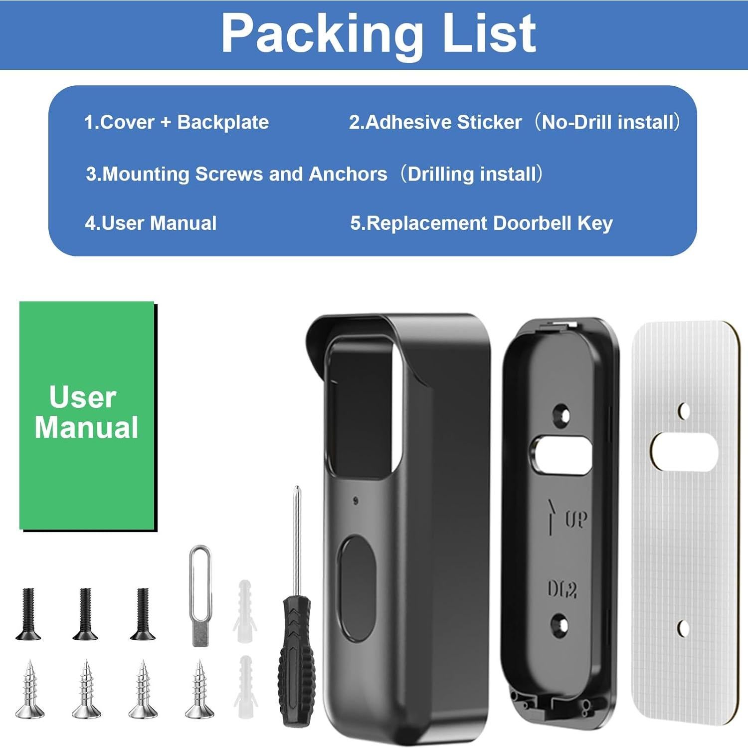 Soporte Adhesivo para Timbre Blink 2ª Gen - Pyfhy