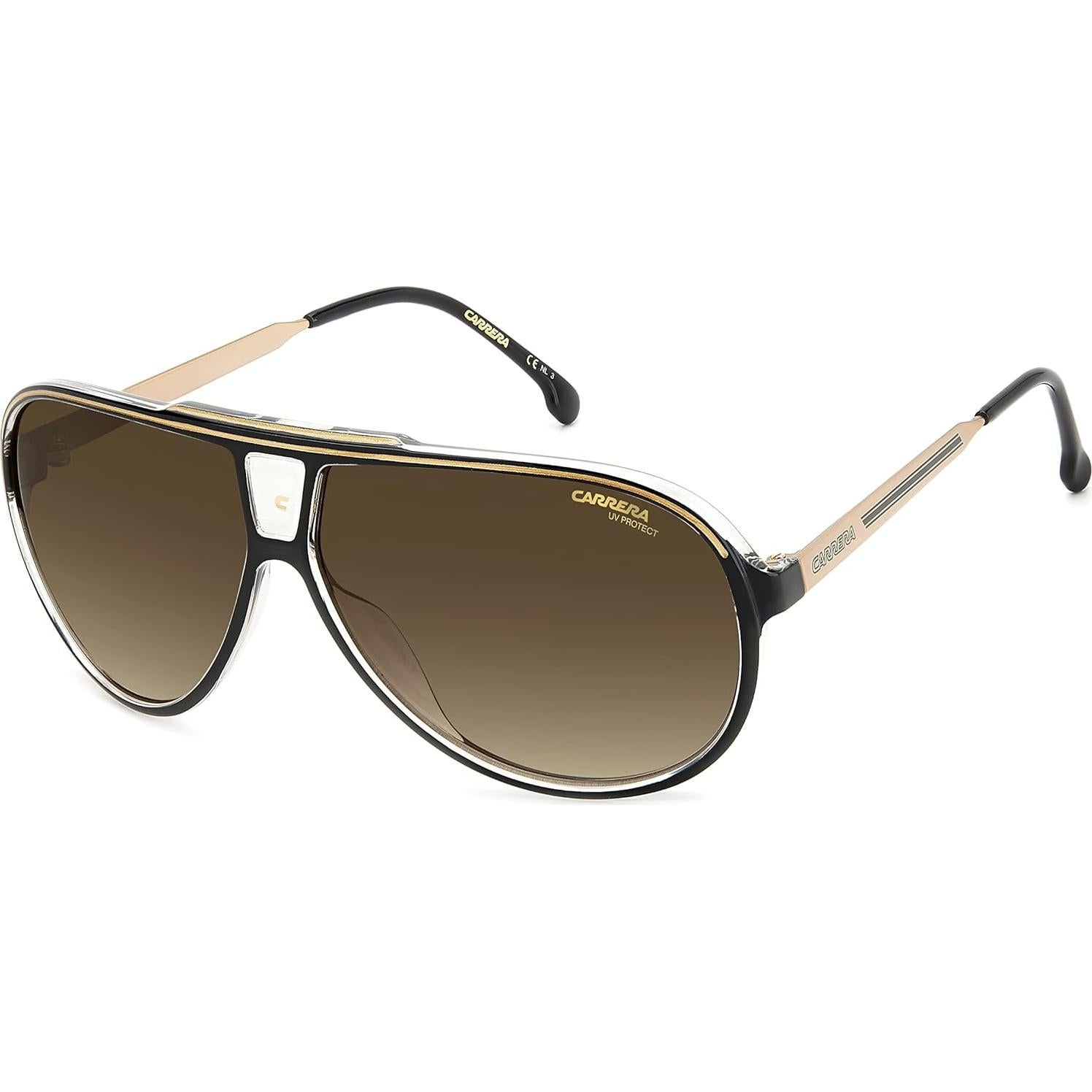 Gafas de Sol Carrera 1050/S 2M2 Hombre Negro Oro 51mm