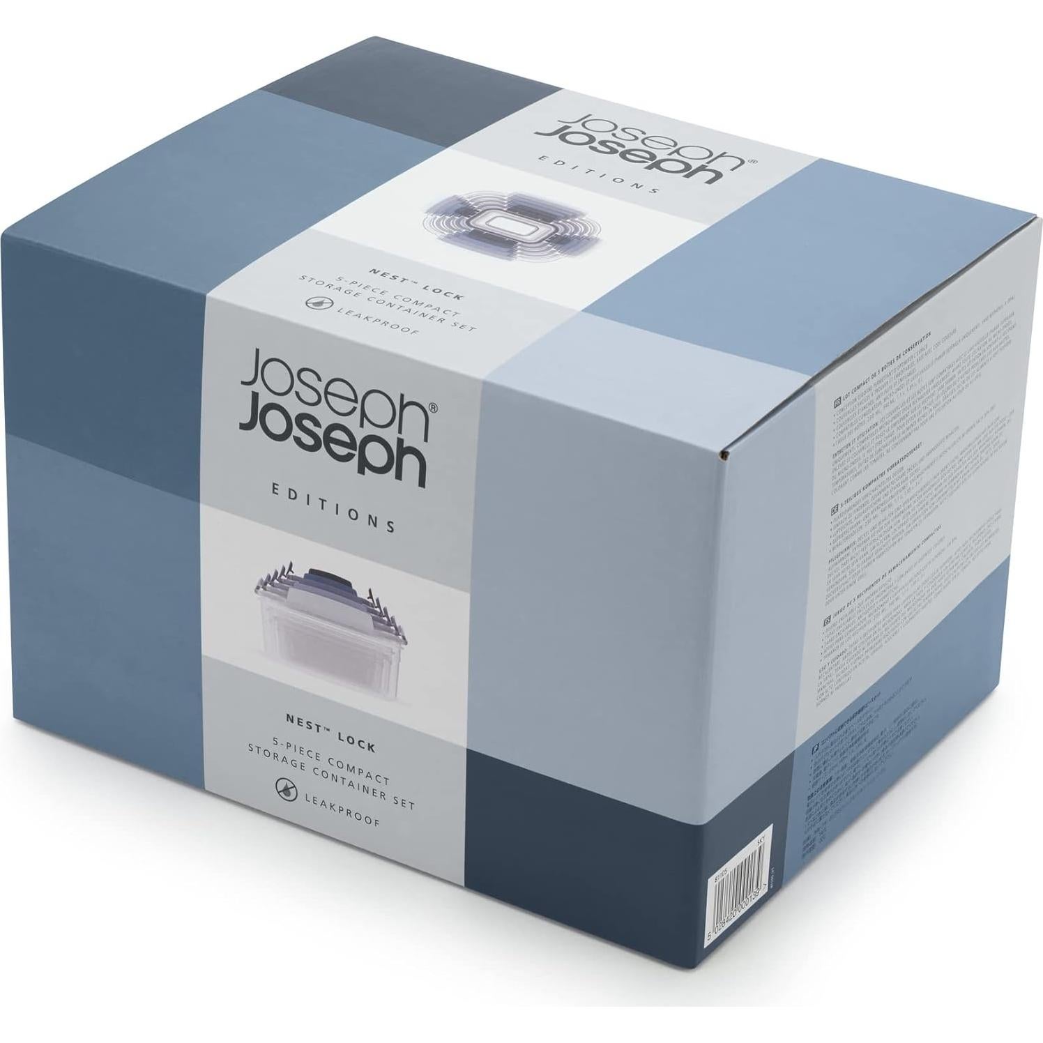 Conjunto de 5 Contenedores de Almacenamiento Joseph Joseph Nest Lock