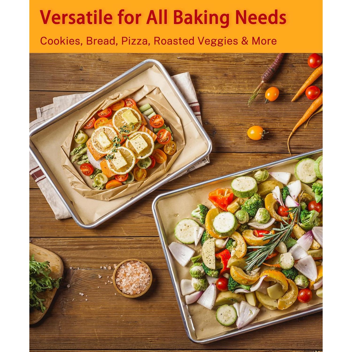 200 Hojas de Papel Pergamino Anti-adherente GENLGE 30.5x42 cm