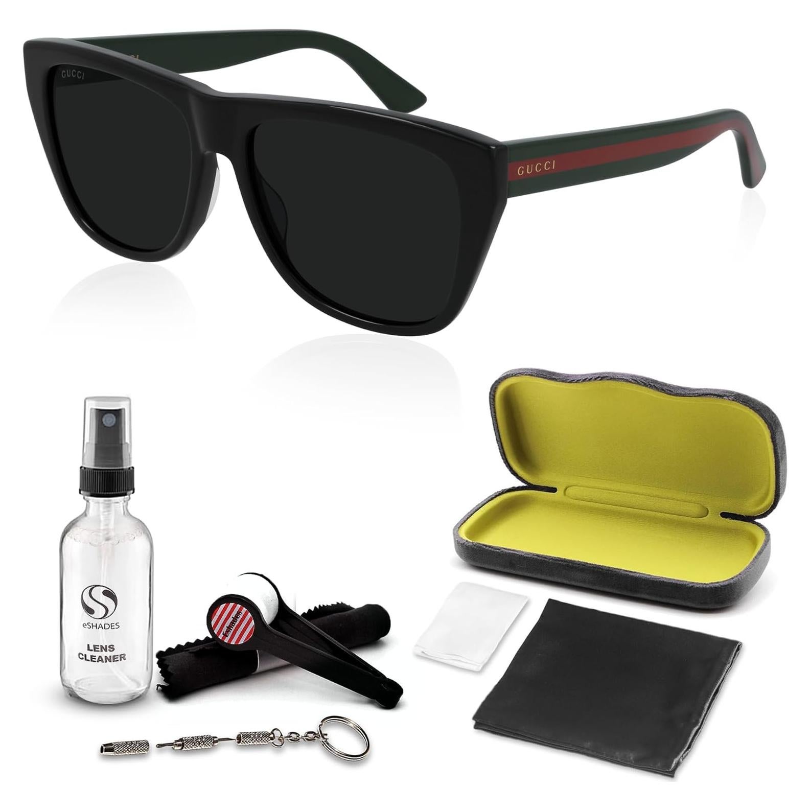 GG0926S Lettering Logo Flat Top shape Sunglasses - Eyewear with Luxury eSHADES Kit - Embrace Sophistication and Elegance