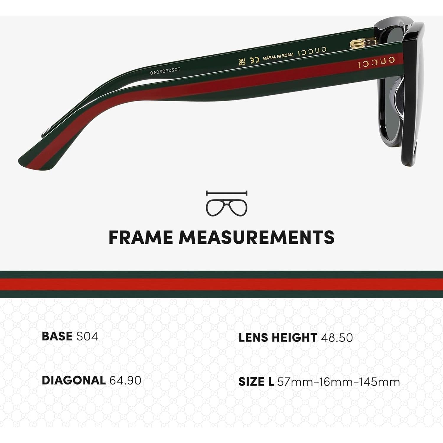 GG0926S Lettering Logo Flat Top shape Sunglasses - Eyewear with Luxury eSHADES Kit - Embrace Sophistication and Elegance