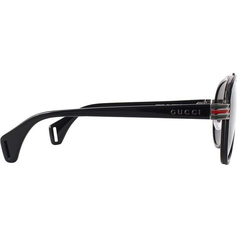 GG0447S - 001 Sunglasses Black w/Grey Polarized Lens 58mm