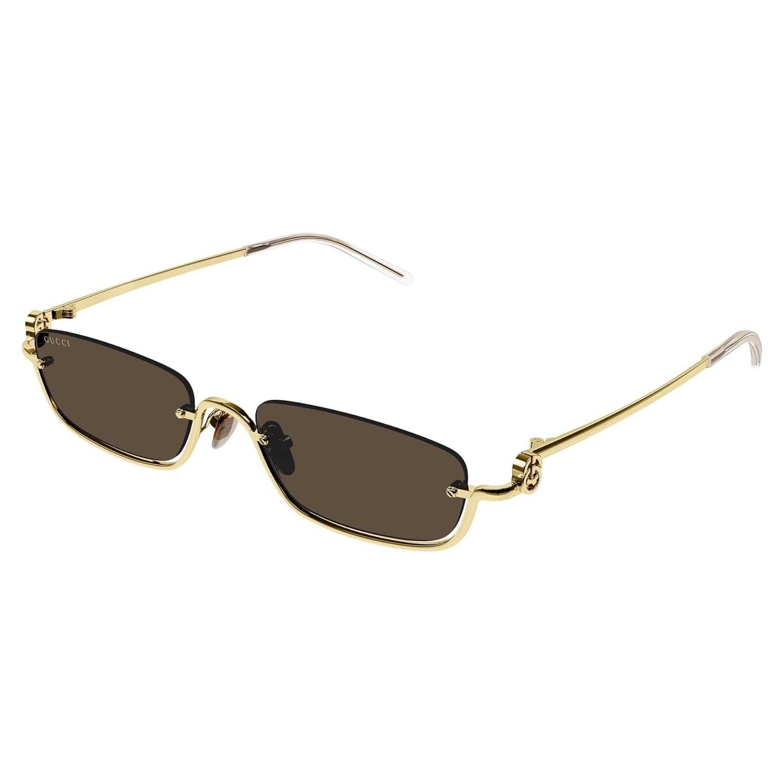 Gafas de sol Gucci GG1278S Dorado Marrón 55mm Unisex