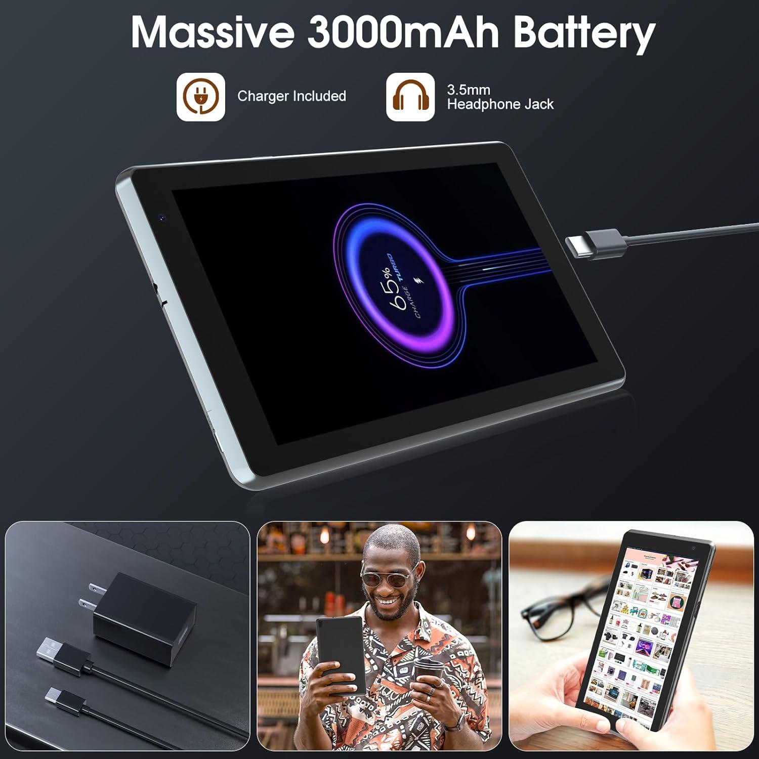 Tableta RUIQIAI AIQ2 7" Android 11 2GB 32GB 1TB Expandible