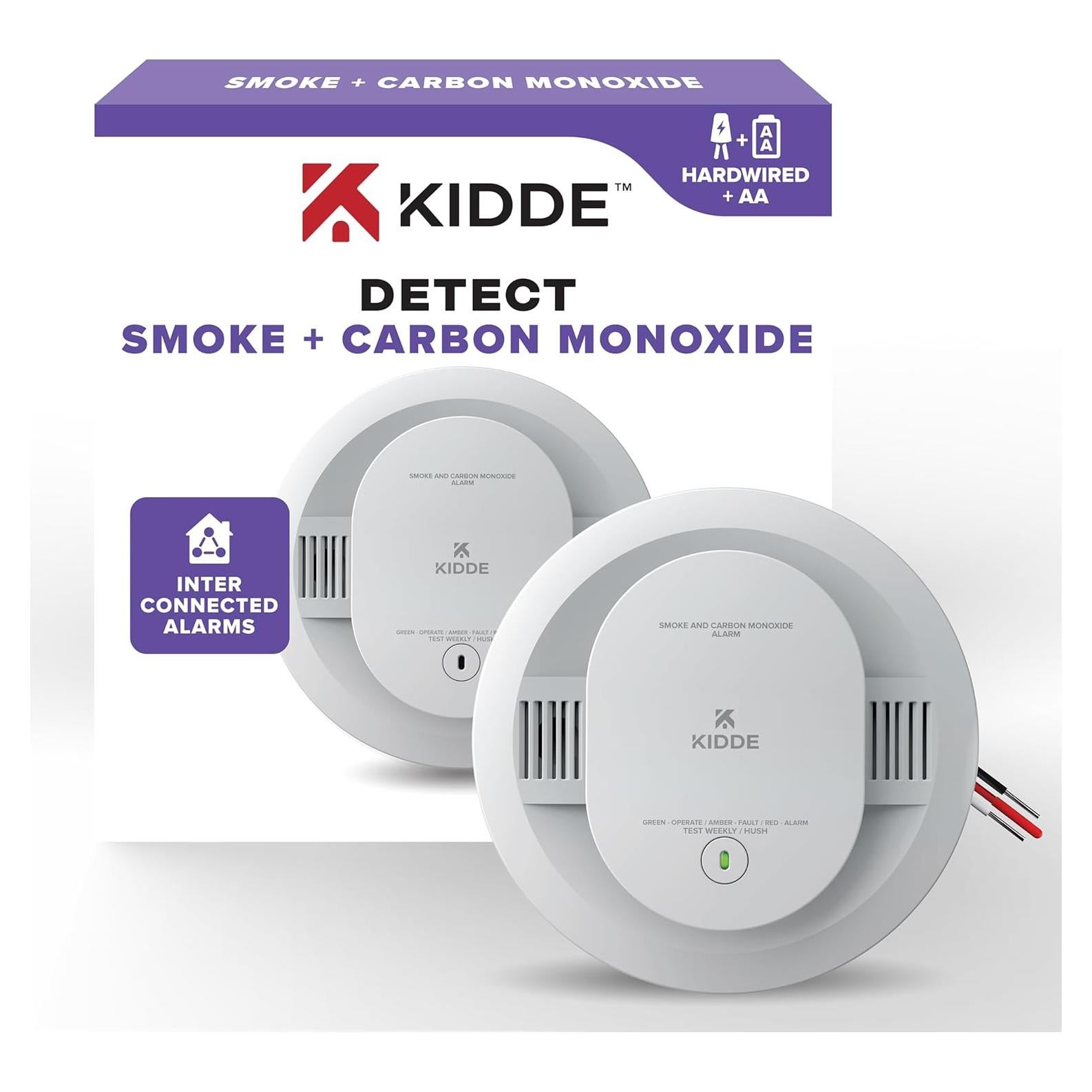 Detector de Humo y Monóxido Kidde 30CUAR Interconectado con LED