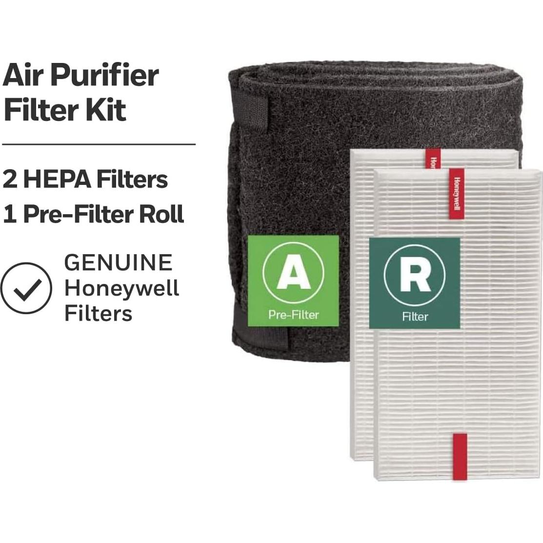Kit de Filtros HEPA Honeywell HRF-ARVP - 2 Filtros y 1 Pre-Filtro