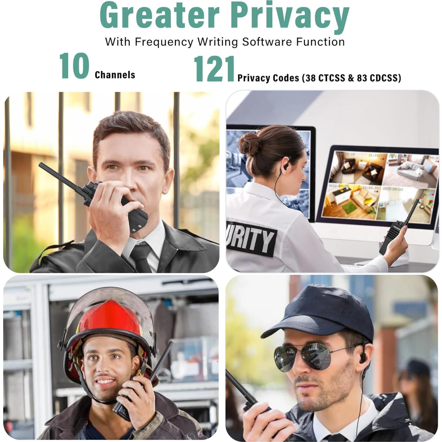 Walkie Talkies KETELESE KP01 Recargables 2W 10 Canales