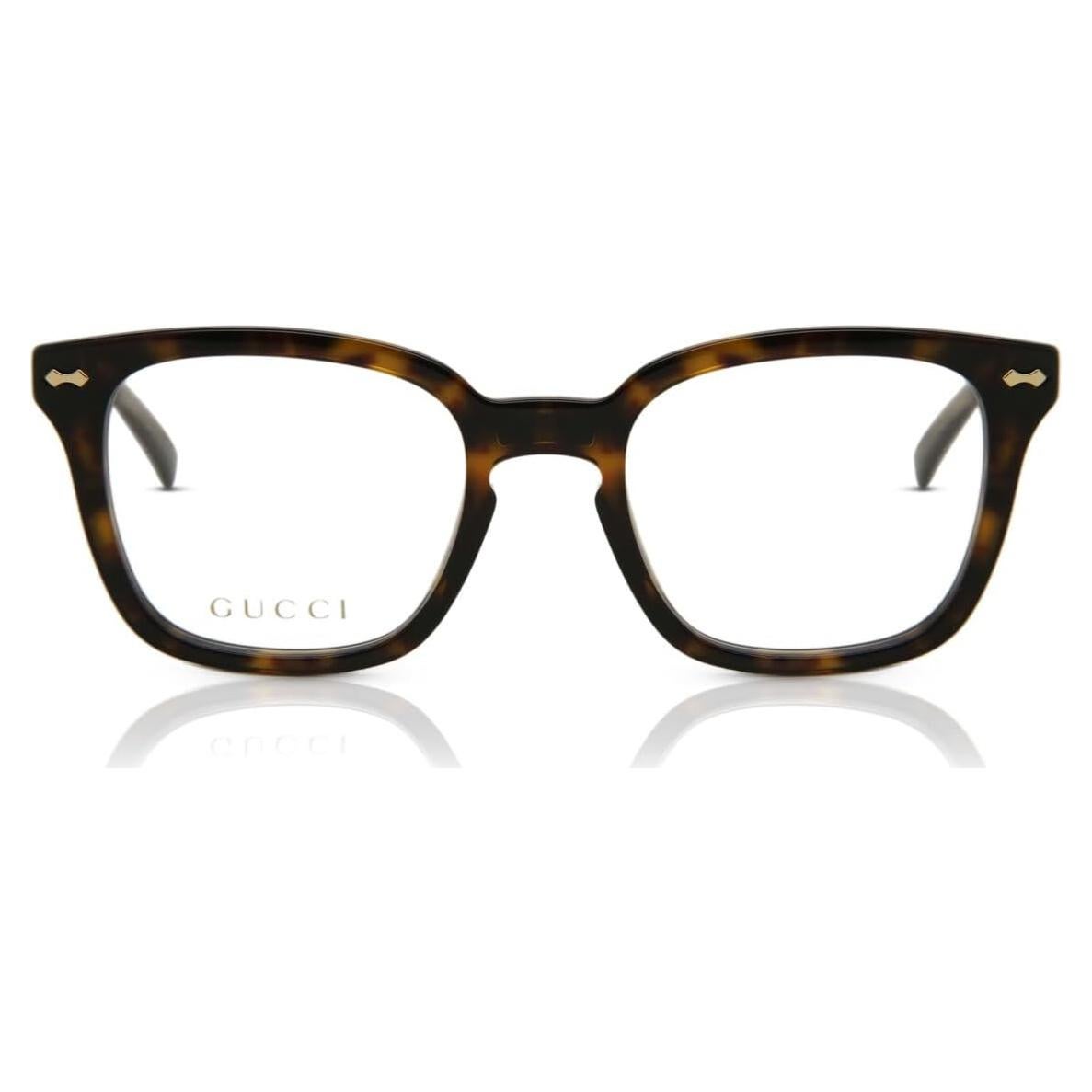 Gafas Gucci 0184O 002 Cuadradas 50mm Dark Havana