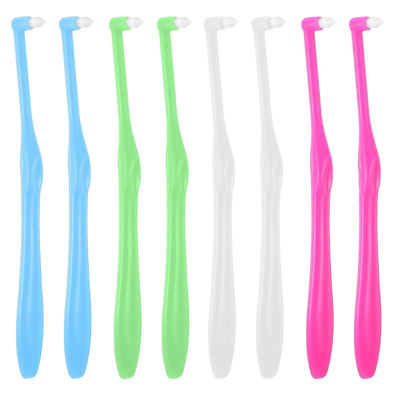 Cepillo de Dientes Ortodóntico Tucnoeu 8 Piezas Cerdas Suaves