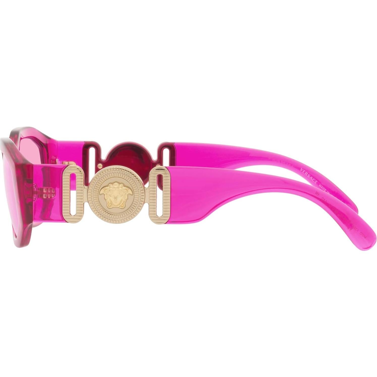 Gafas de sol Versace Hombre Marco Negro Lentes Grises 53mm