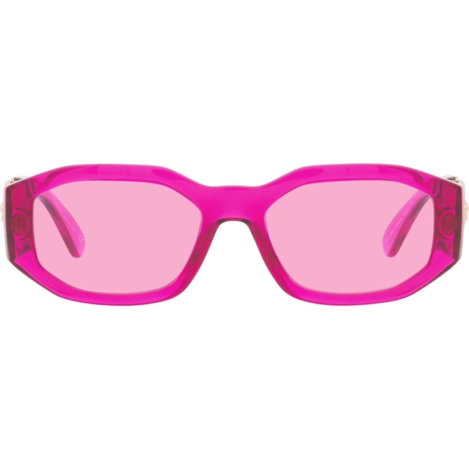 Gafas de sol Versace Hombre Marco Negro Lentes Grises 53mm