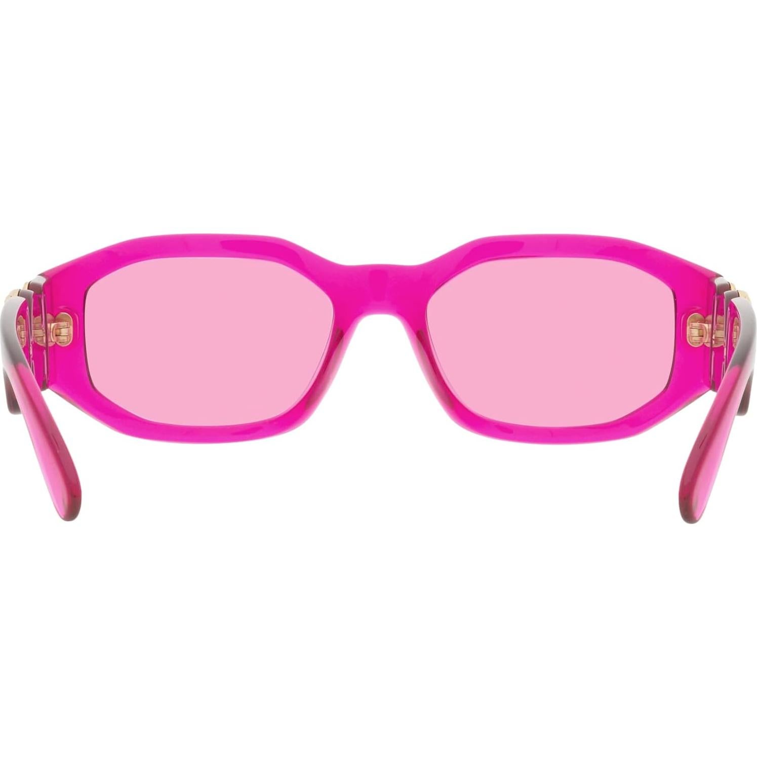 Gafas de sol Versace Hombre Marco Negro Lentes Grises 53mm