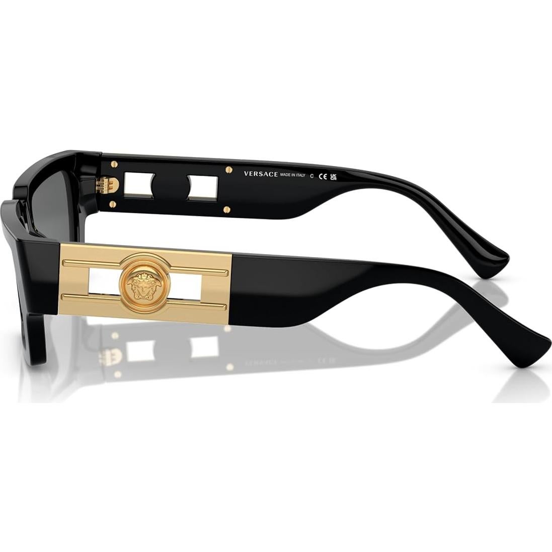 Gafas de sol Versace unisex marco habana lentes gris 54mm