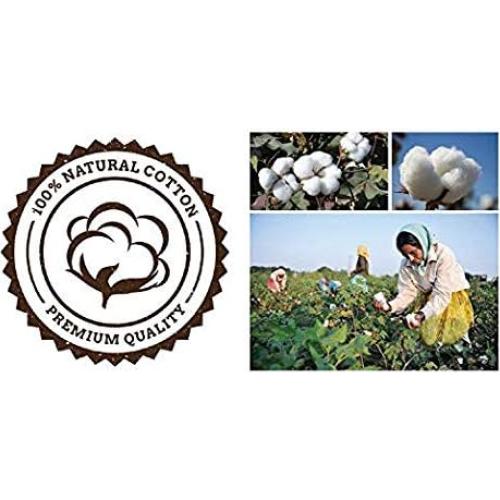 Funda de Almohada de Viaje 35.56x50.8 cm Algodón Egipcio Azul Marino - Juego de 2