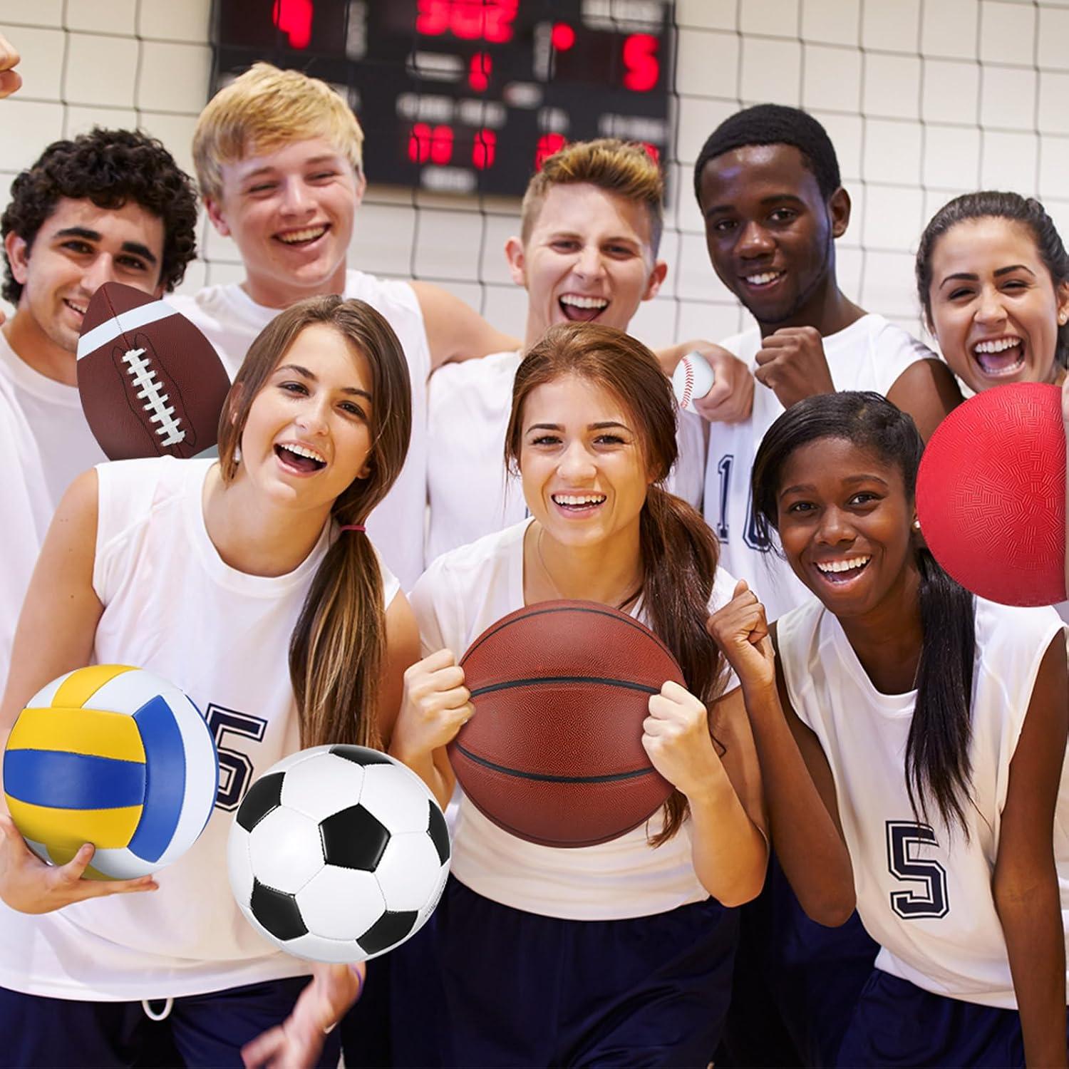 Set de 6 Pelotas Deportivas Libima Tamaño Oficial con Bolsa