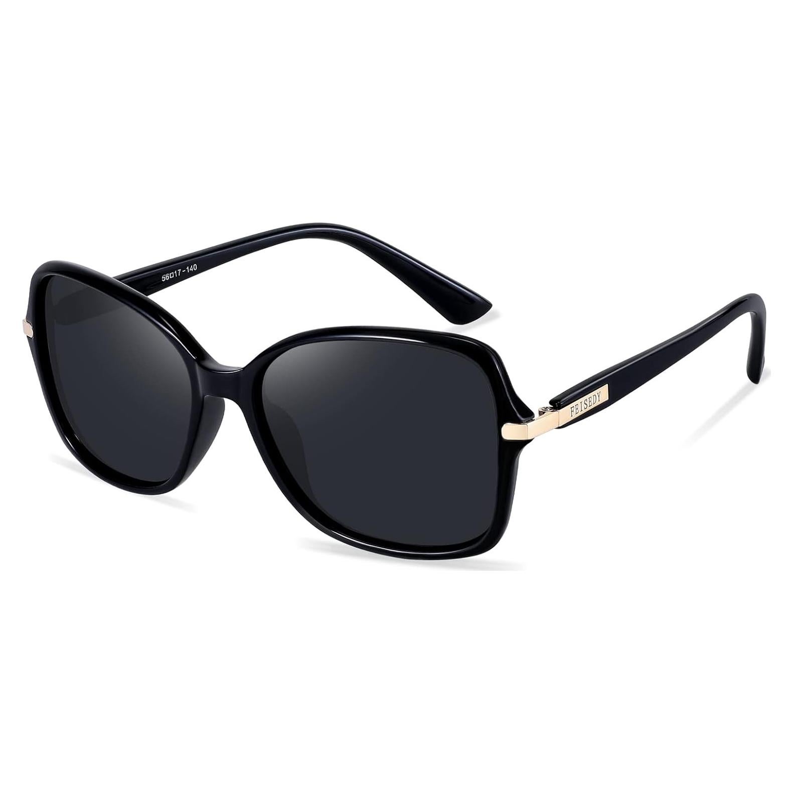 Gafas de Sol FEISEDY Cuadradas Polarizadas UV400 para Damas