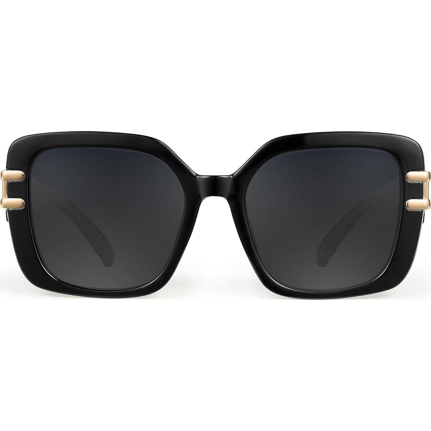 Gafas de sol JM Vintage cuadradas polarizadas para mujer