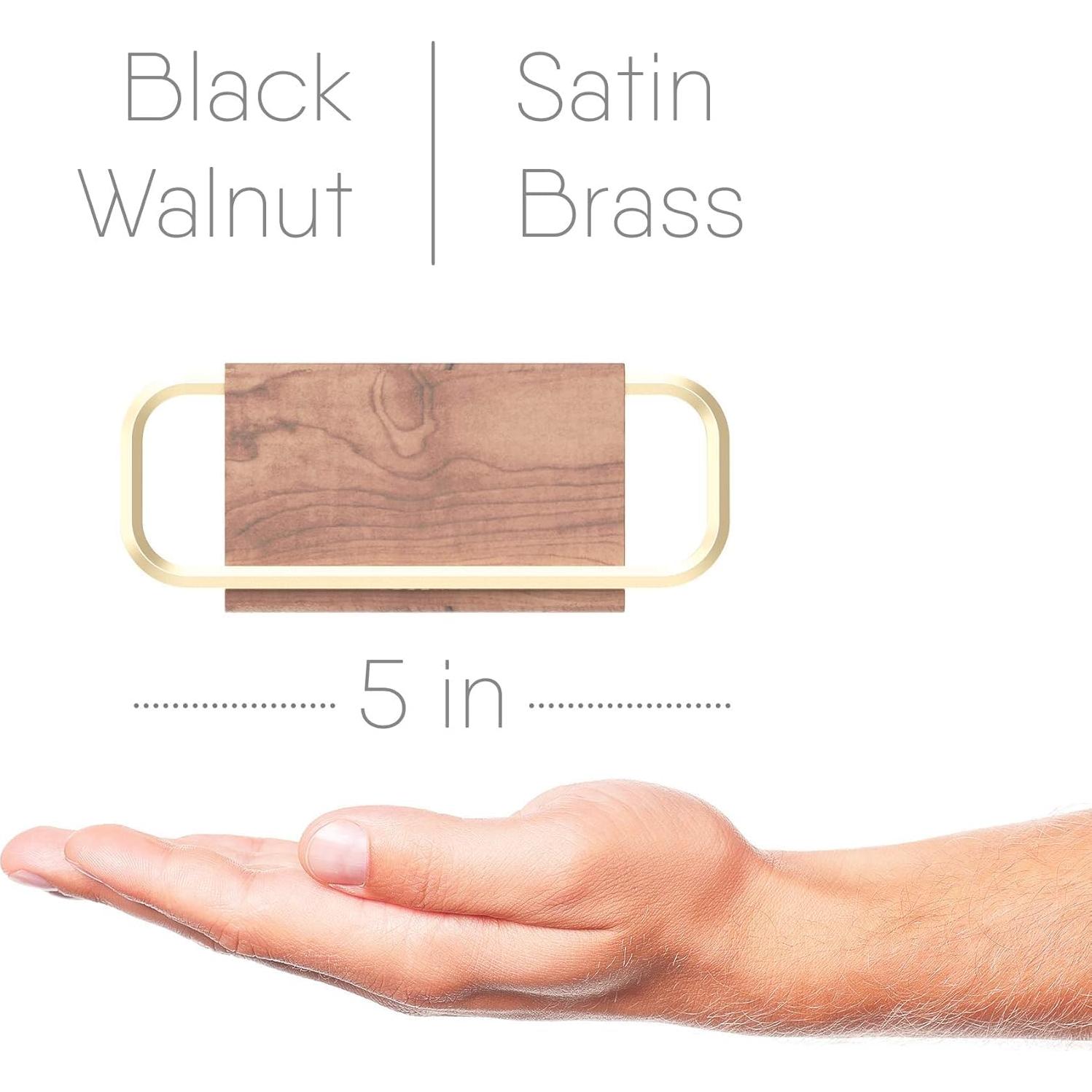 Soporte de Filtros de Café Nookware ARGENTA - Madera y Latón