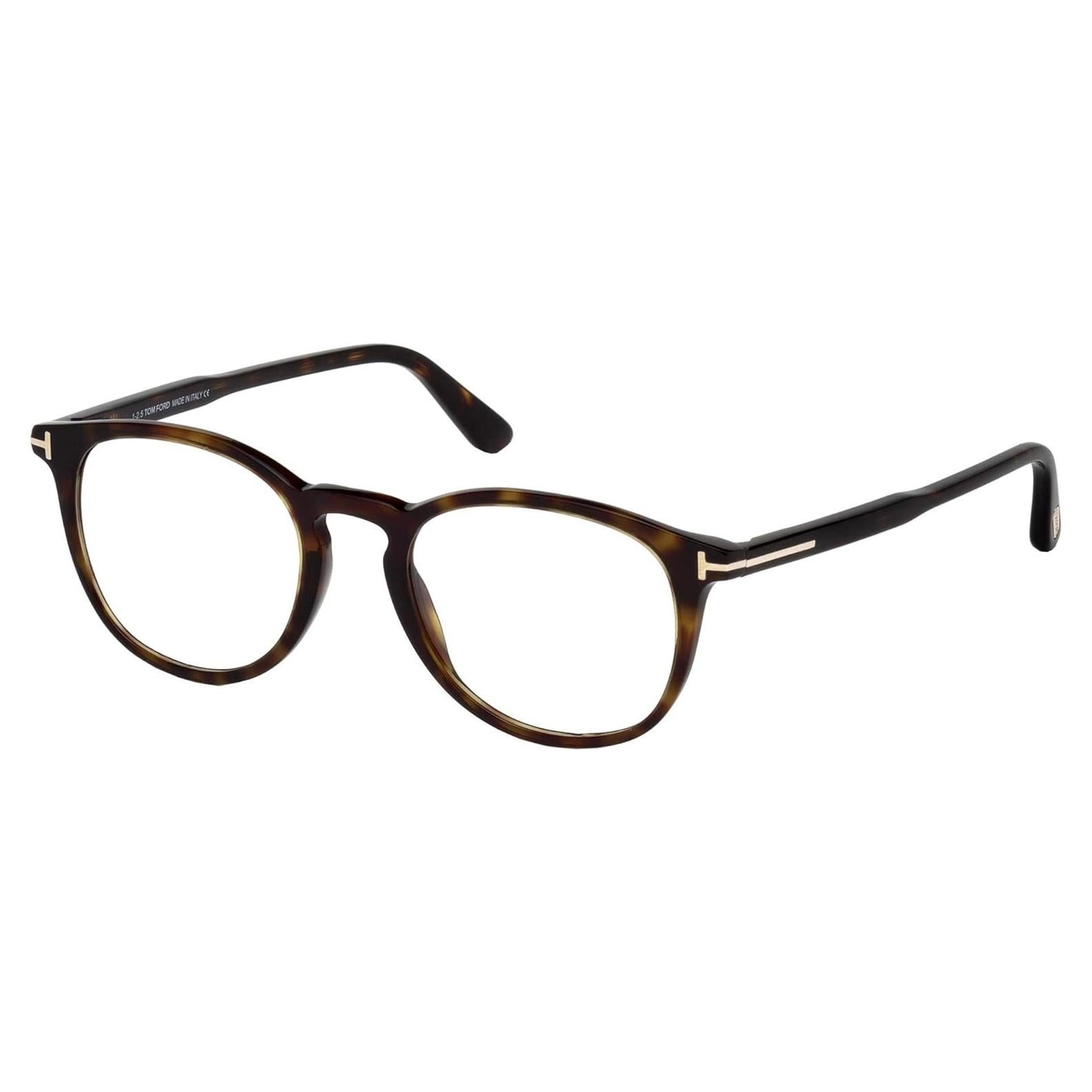 Gafas de sol ovaladas Tom Ford TF5401 51mm Havana oscuro