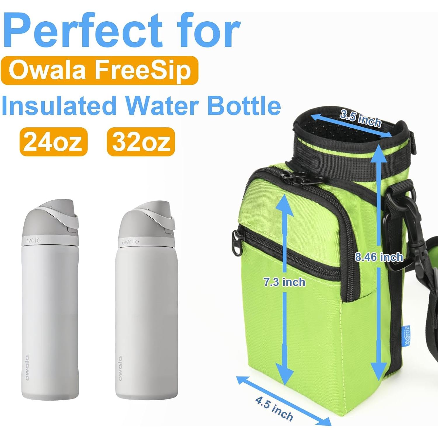 Bolsa Portabotellas de Agua Xxerciz Verde 32oz (946ml) con Bolsillo