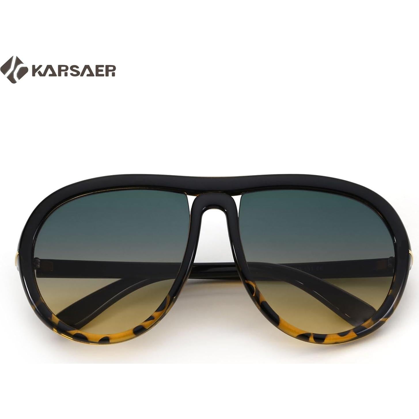 Gafas de sol aviador Karsaer unisex 60mm protección UV