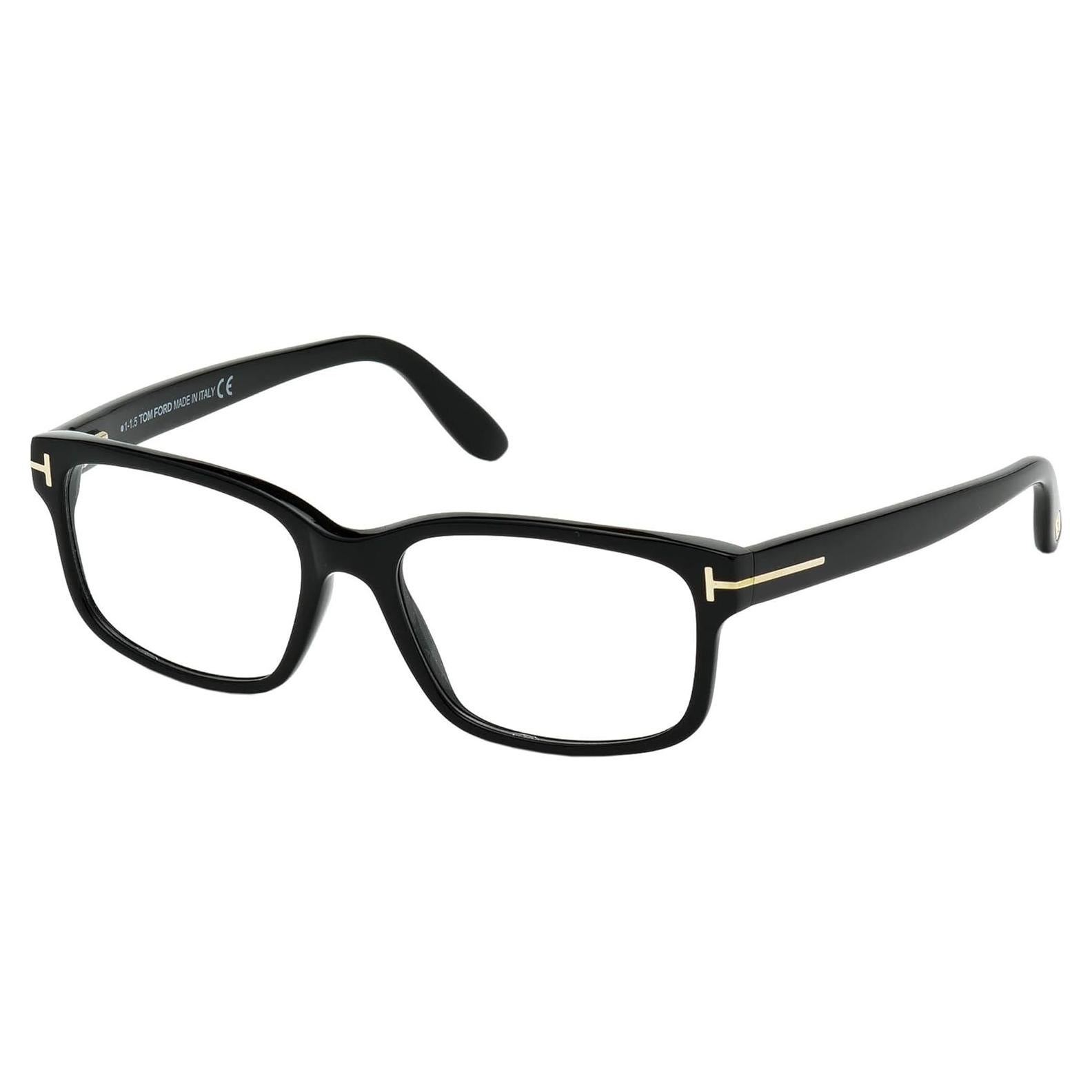 Gafas Rectangulares Tom Ford TF5313 Negro Brillante 55mm