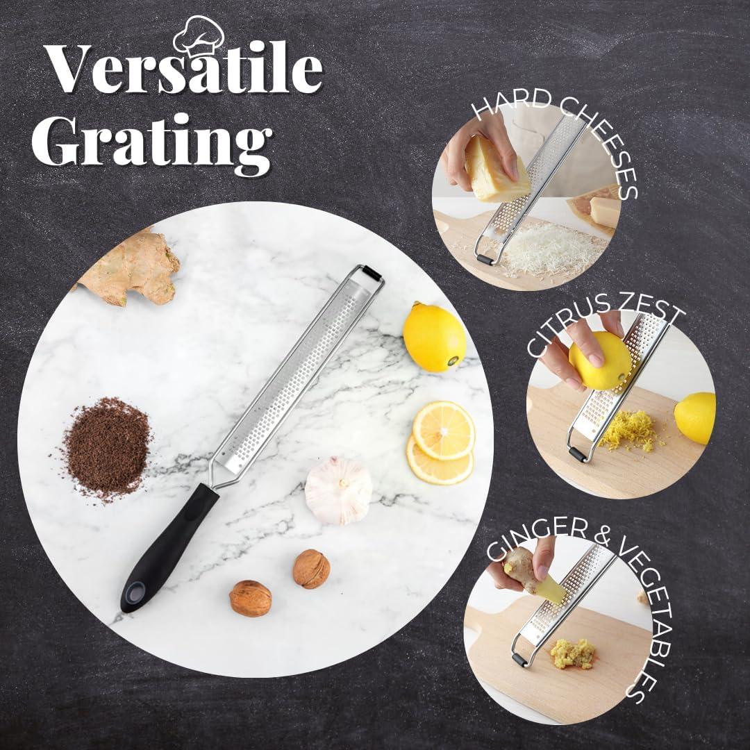 Juego de Rallador y Pelador de Cocina Genérico 2 en 1