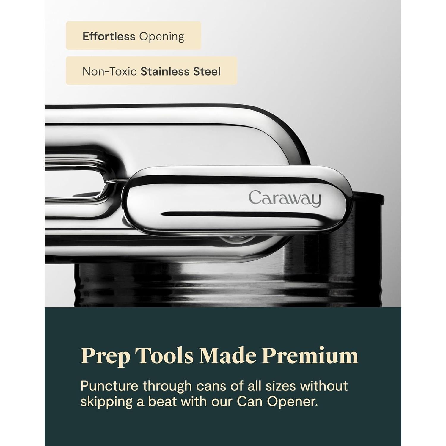 Abrebotellas Caraway - Acero Inoxidable Ergonómico 0.72 kg