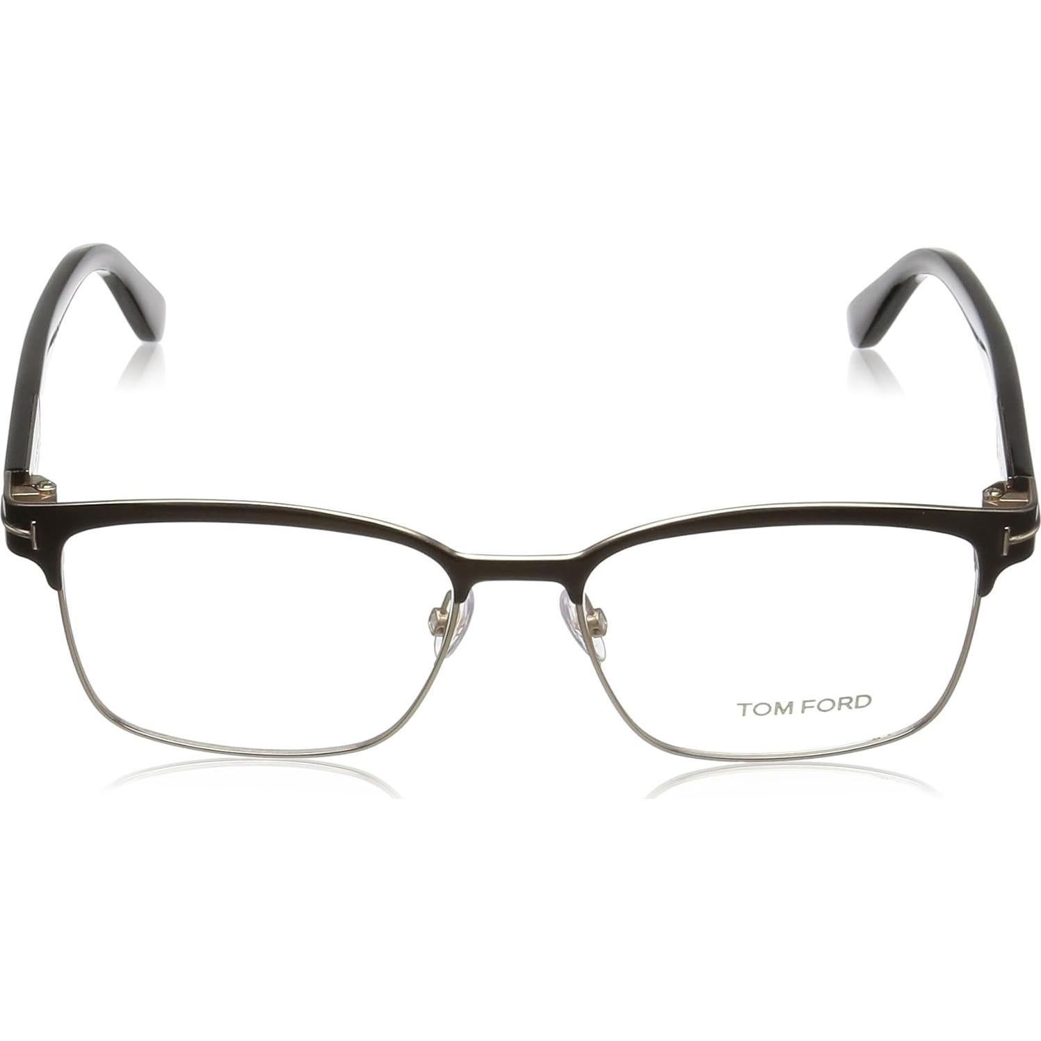 FT5323 Square Metal Optical Brown Rose Gold Eyeglasses TF5323 048 New