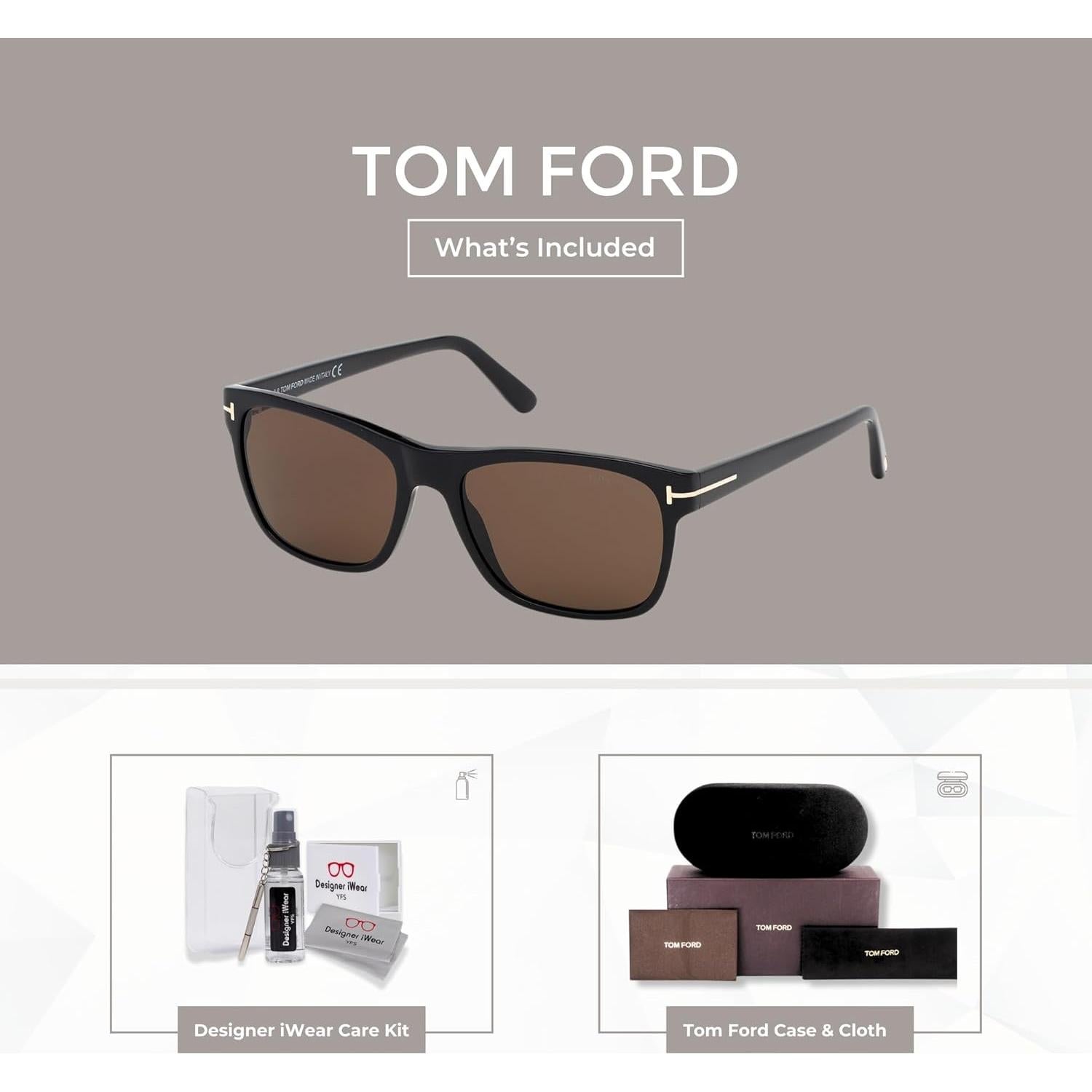 Gafas de Sol Tom Ford FT0698 Giulio para Hombres + Kit