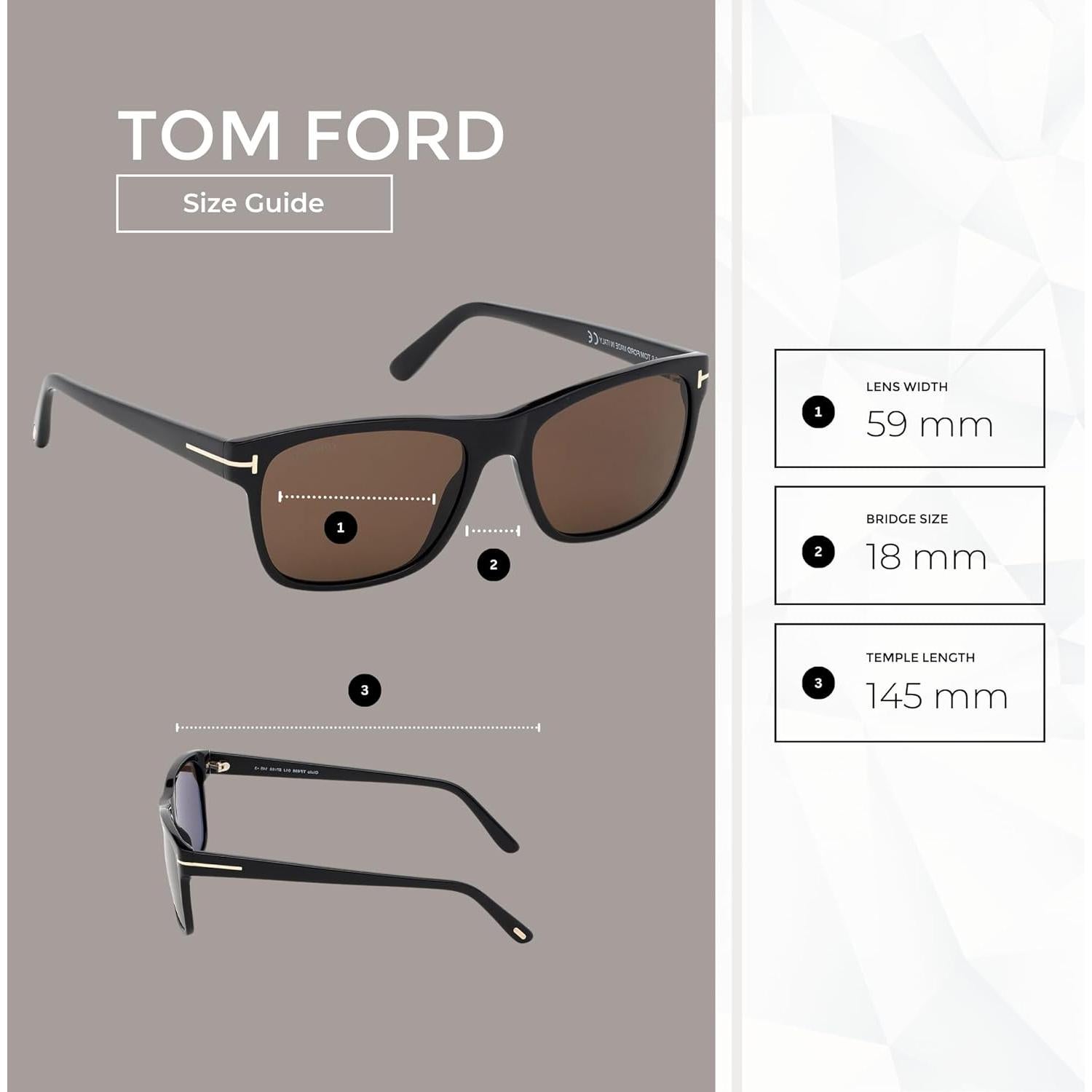 Gafas de Sol Tom Ford FT0698 Giulio para Hombres + Kit