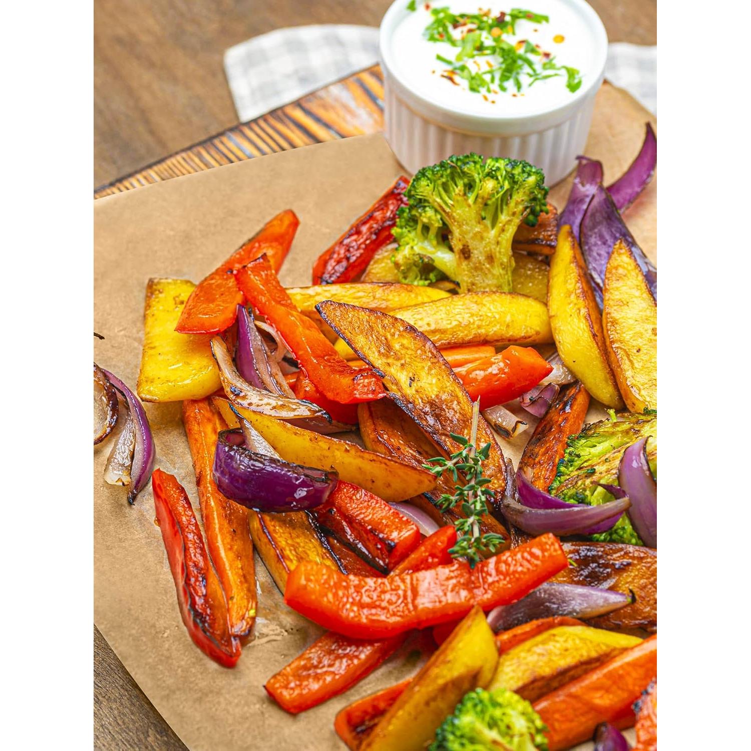 Hojas de Papel Pergamino SMARTAKE 200 Pcs 23x33 cm Antiadherentes