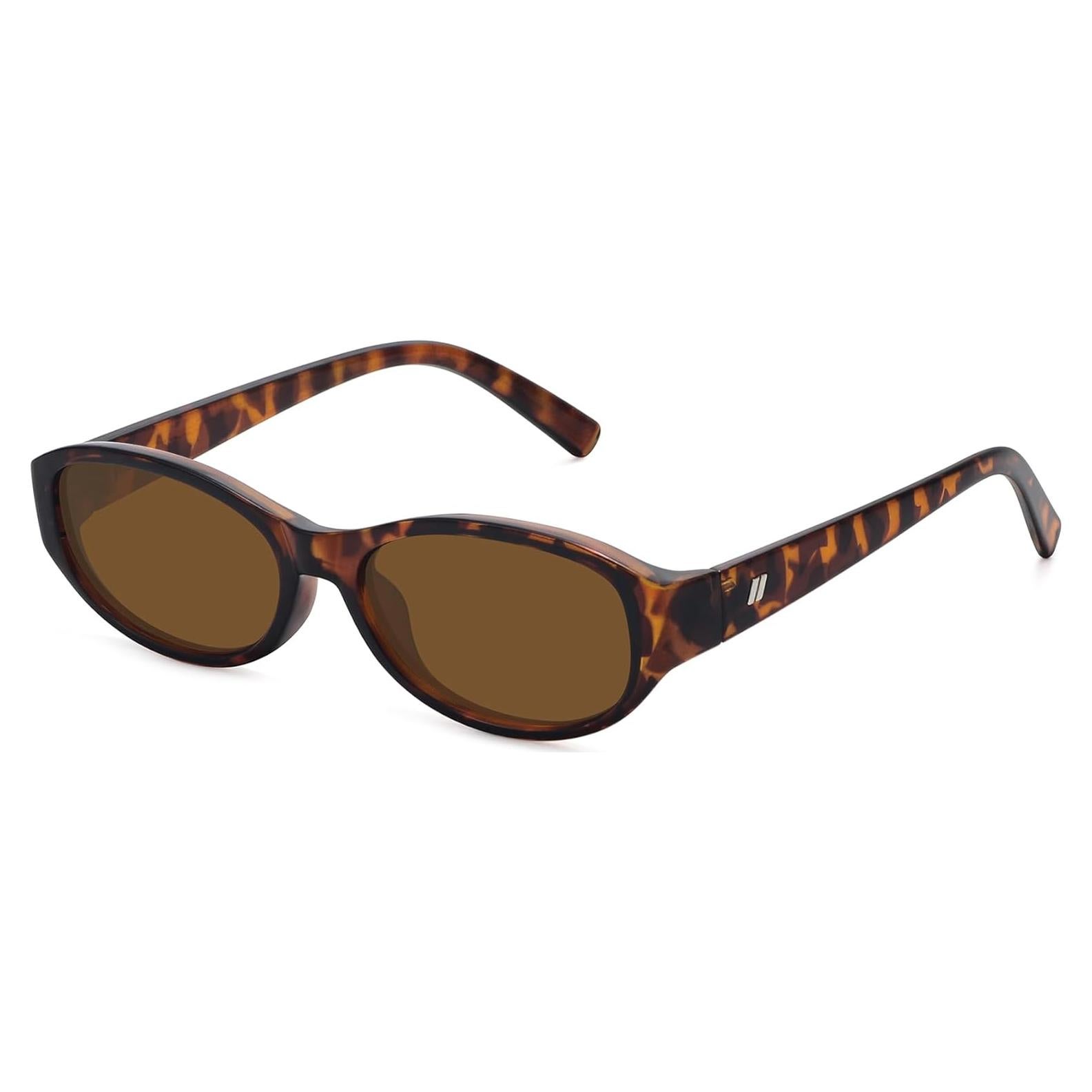 Gafas de sol ovaladas Fozono UV400 vintage para mujer