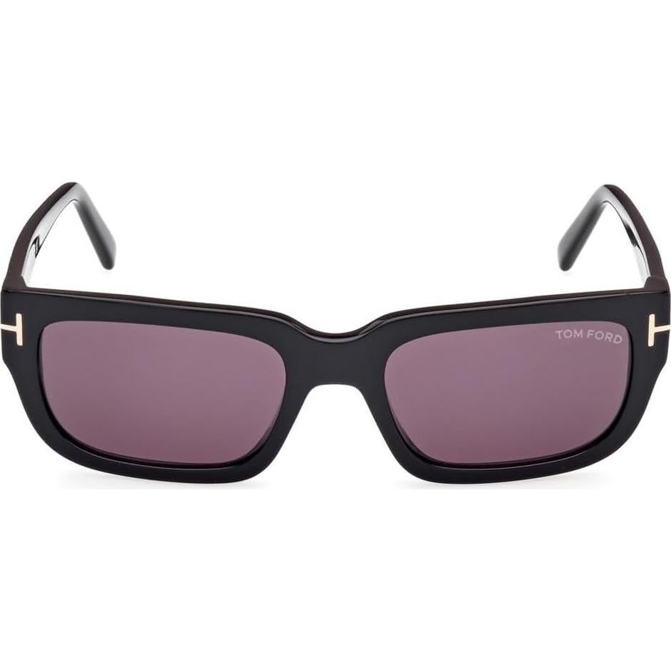 Gafas de sol Tom Ford FT 1075 01A Rectangulares Ahumadas