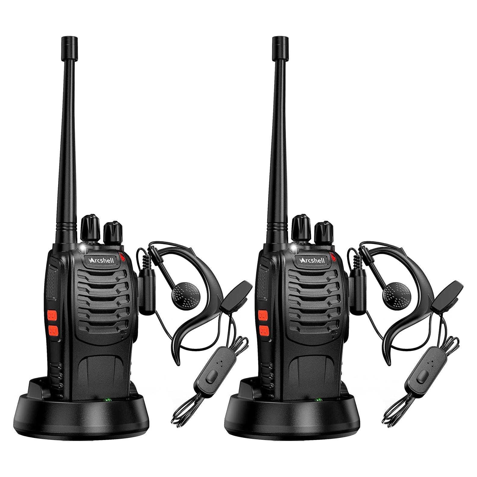 Walkie Talkies Arcshell AR-5 Recargables 2 Unidades 8 km