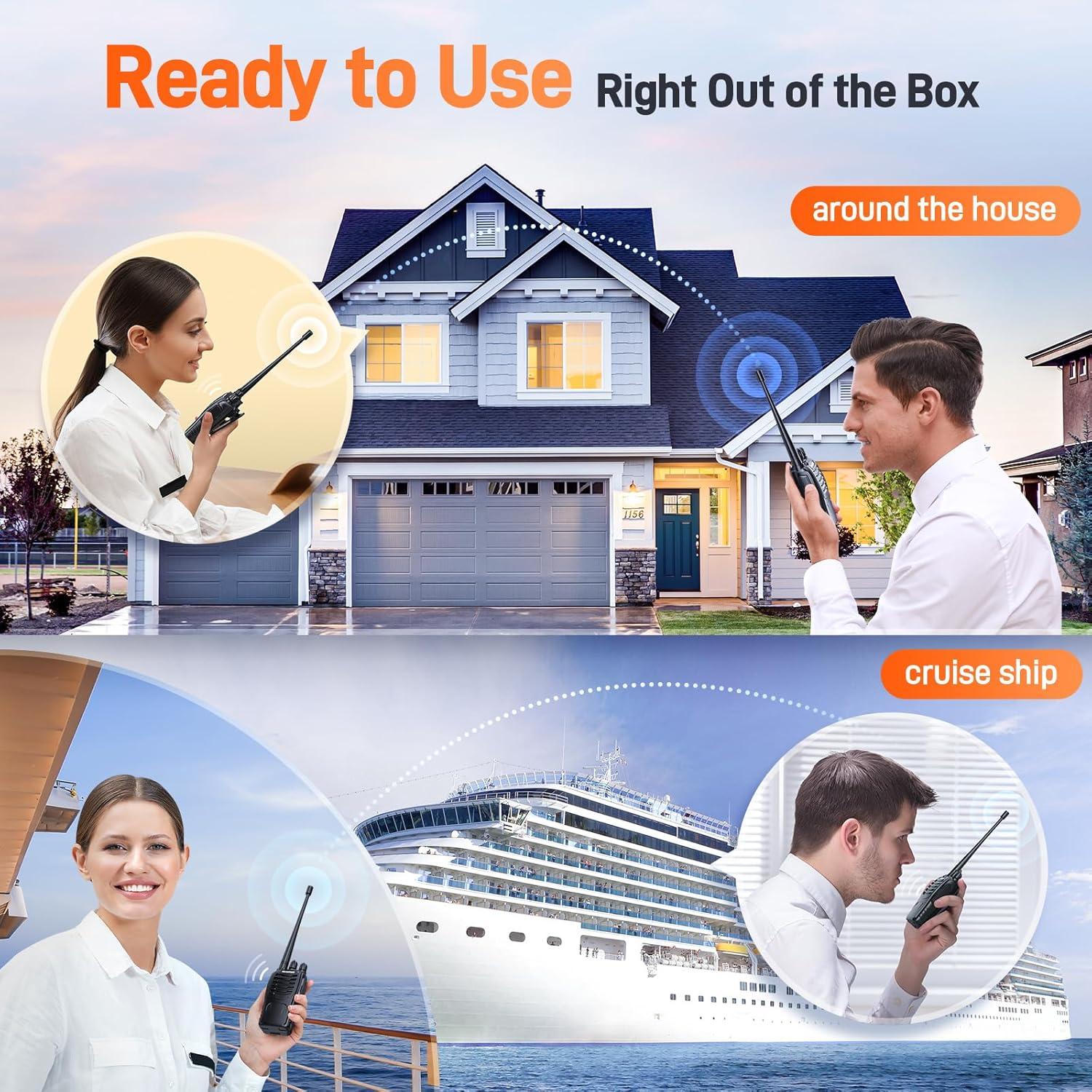 Walkie Talkies Arcshell AR-5 Recargables 2 Unidades 8 km