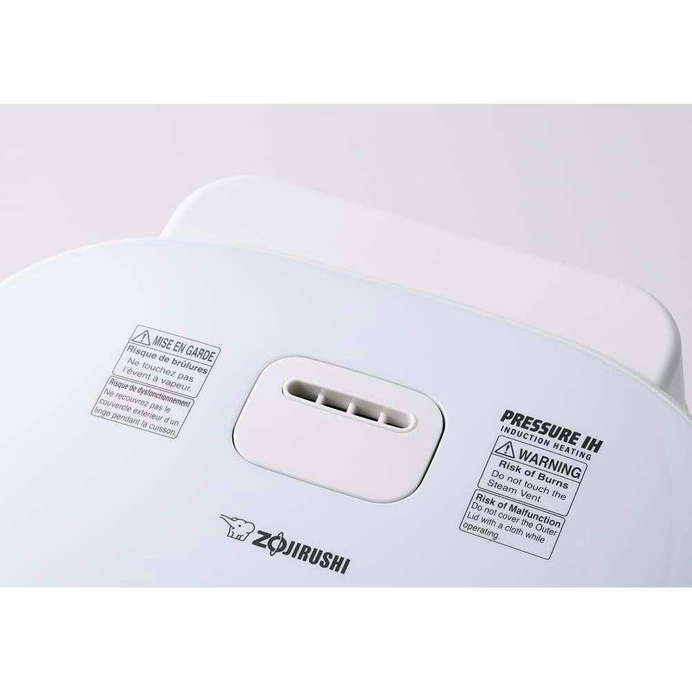 Olla de Arroz Zojirushi NW-YNC18WA Inducción 10 Tazas Blanca