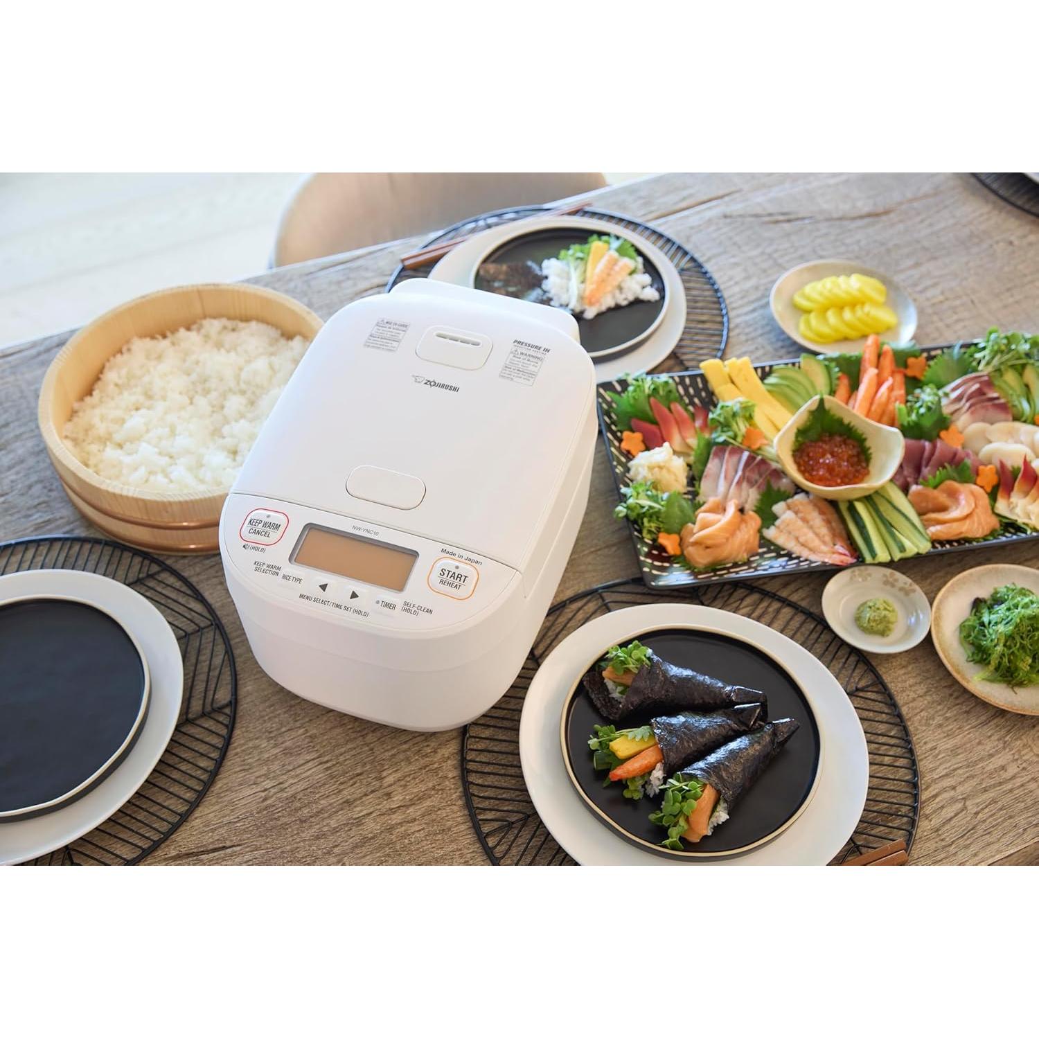 Olla de Arroz Zojirushi NW-YNC18WA Inducción 10 Tazas Blanca